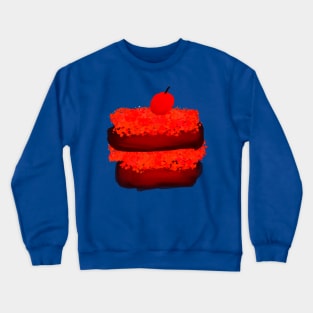 Red Velvet Chocolate Cake Crewneck Sweatshirt